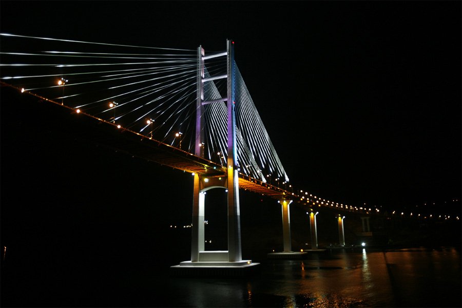 Masan Bay Bridge (Masan Süd-Korea)