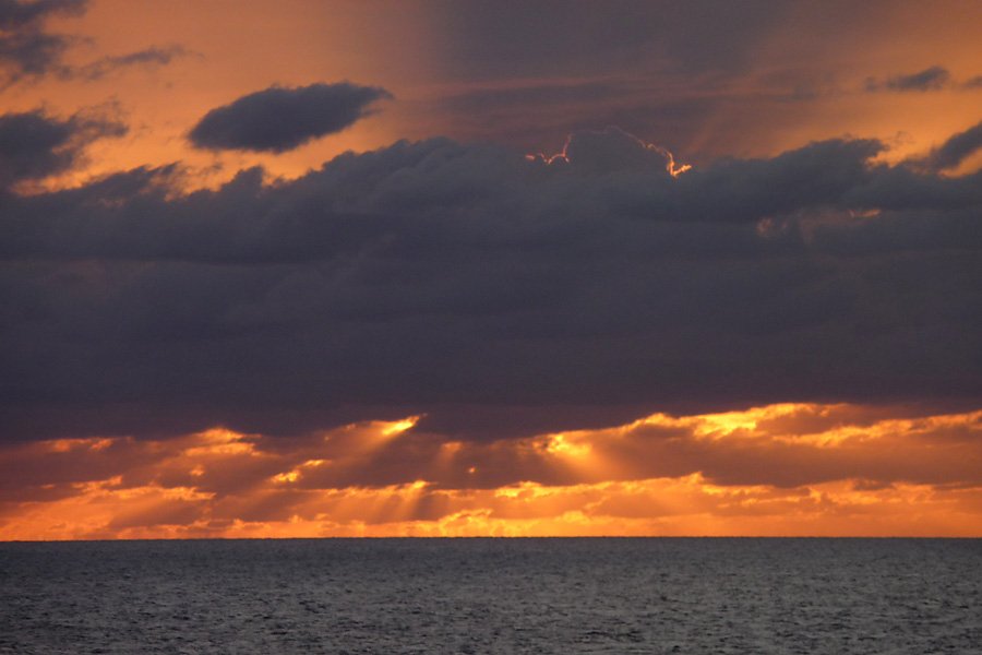 Sunset in der Biscaya Bay