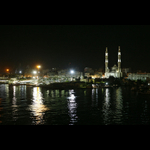 Port Said at night