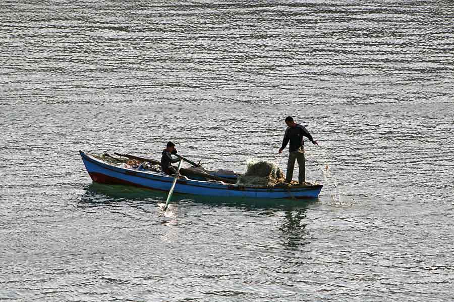 Suez Channel Fisherman
