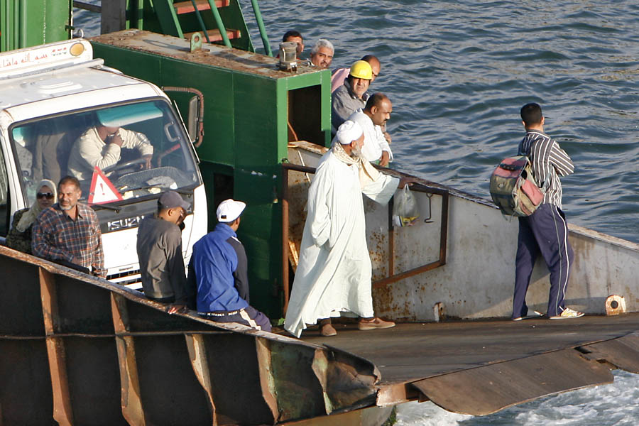 Ferryboat in Suez Channel